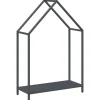 vidaXL brændestativ 60x25x90 cm koldvalset stål antracitgrå