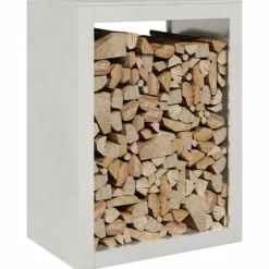 vidaXL brændestativ 60x40x80 cm rustfrit stål