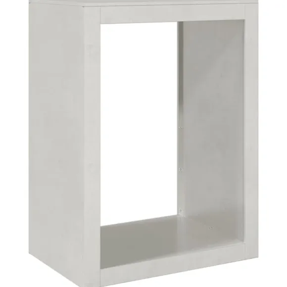 vidaXL brændestativ 60x40x80 cm rustfrit stål