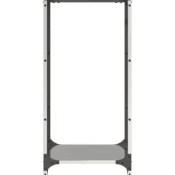 vidaXL brændestativ 40x30x80 cm rustfrit stål