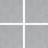 vidaXL Checker plader 4 pcs Sølv 30 x 30 cm Aluminium
