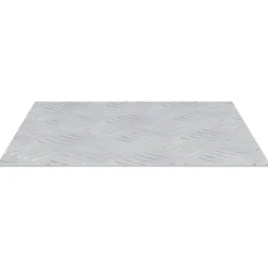 vidaXL Checker plader 4 pcs Sølv 30 x 30 cm Aluminium