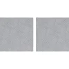 vidaXL Checker plader 2 pcs Sølv 30 x 30 cm Aluminium