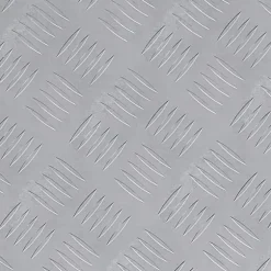 vidaXL Checker plader 2 pcs Sølv 30 x 30 cm Aluminium