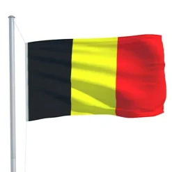 vidaXL det belgiske flag 90x150 cm - Flag & vimpler