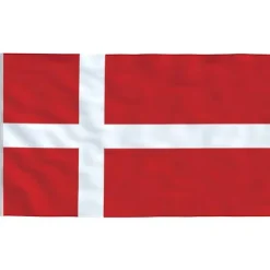 vidaXL det danske flag 90x150 cm
