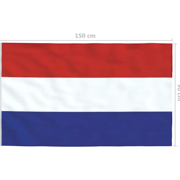 vidaXL det hollandske flag 90x150 cm