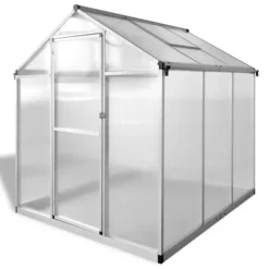vidaXL drivhus 3,46 m² forstærket aluminium - Drivhuse
