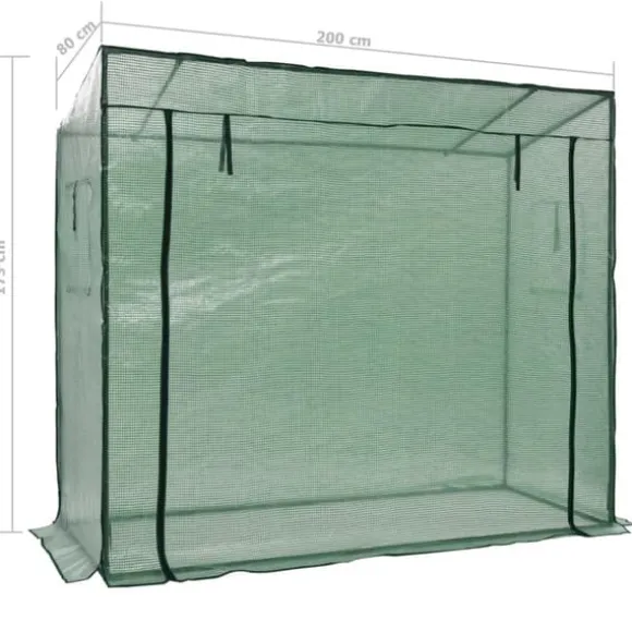 vidaXL drivhus 200 x 80 x 173 cm - Drivhuse