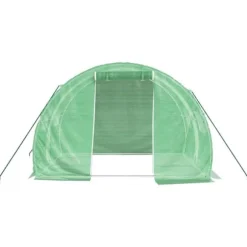 vidaXL drivhus med stålstel 6 m² 3x2x2 m grøn - Drivhuse