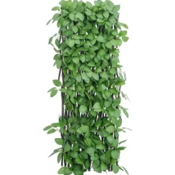 vidaXL espalier med kunstig vedbend 180x65 cm udvidelig grøn - Havehegn