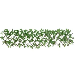 vidaXL espalier med kunstig vedbend 180x30 cm udvidelig grøn - Havehegn