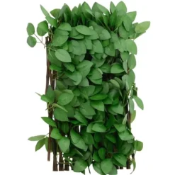 vidaXL espalier med kunstig vedbend 180x30 cm udvidelig grøn - Havehegn