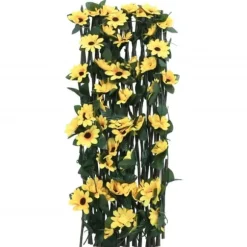 vidaXL espalierer med kunstig vedbend 5 stk. 180x60 cm udvidelig gul - Havehegn