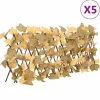 vidaXL espalierer med kunstige ahornblade 5 stk. 180x30 cm orange - Havehegn