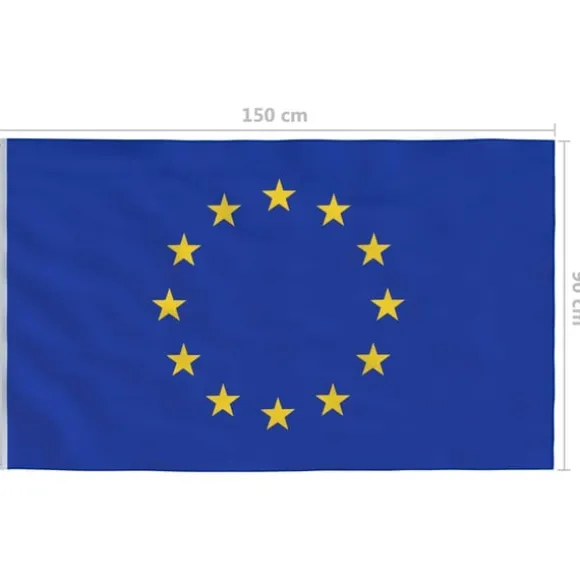 vidaXL Europaflag 90x150 cm