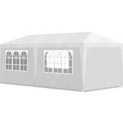 vidaXL festtelt 3 x 6 m hvid - Festtelte & havepavilloner