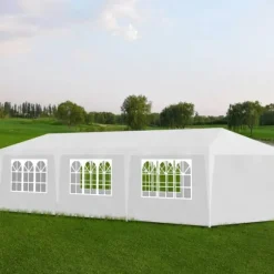 vidaXL festtelt 3 x 9 m hvid - Festtelte & havepavilloner