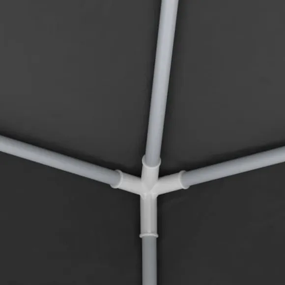 vidaXL festtelt med sidevægge 2x2 m 90 g/m² antracitgrå - Festtelte & havepavilloner