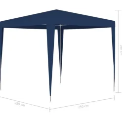 vidaXL festtelt 2,5x2,5 m blå - Festtelte & havepavilloner