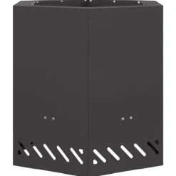 vidaXL Fire Pit Black 48 x 48 x 51 cm Cold-rolled steel