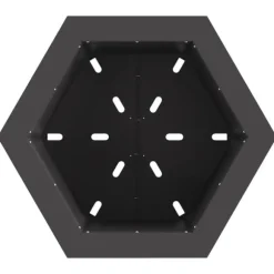 vidaXL Fire Pit Black 48 x 48 x 51 cm Cold-rolled steel