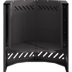 vidaXL Fire Pit Black 48 x 48 x 51 cm Cold-rolled steel