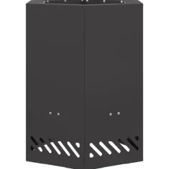 vidaXL Fire Pit Black 38 x 38 x 51 cm Cold-rolled steel