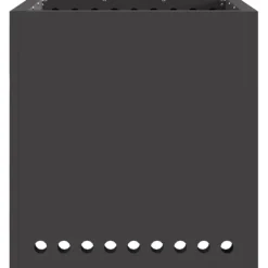 vidaXL Fire Pit Black 48 x 48 x 50 cm Cold-rolled steel
