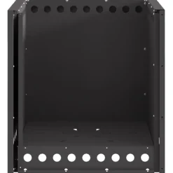 vidaXL Fire Pit Black 48 x 48 x 50 cm Cold-rolled steel