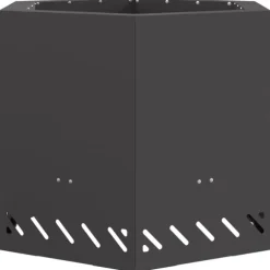 vidaXL Fire Pit Black 58 x 58 x 51 cm Cold-rolled steel