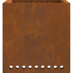 vidaXL Fire Pit Brown 48 x 48 x 50 cm Weathering steel