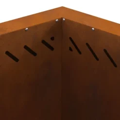 vidaXL Fire Pit Brown 58 x 58 x 51 cm Weathering steel
