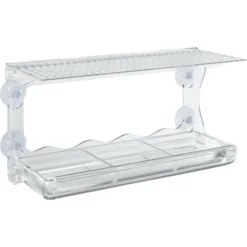 vidaXL foderautomater til vindue 2 stk. 30x12x15 cm akryl - Foderautomater til fugle