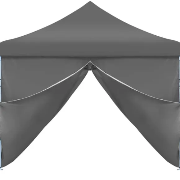 vidaXL foldbart pop op-festtelt med 8 sidevægge 3 x 9 m antracitgrå - Festtelte & havepavilloner