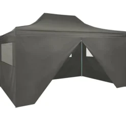 vidaXL foldbart telt pop-up med 4 sidevægge 3 x 4,5 m antracitgrå - Festtelte & havepavilloner