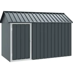 vidaXL Fuglebur Antracit 215 x 112 x 141 cm Galvaniseret stål