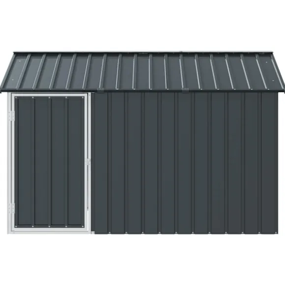vidaXL Fuglebur Antracit 215 x 112 x 141 cm Galvaniseret stål