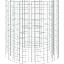 vidaXL gabion-bålkurv Ø 100 cm galvaniseret jern - Ildsteder