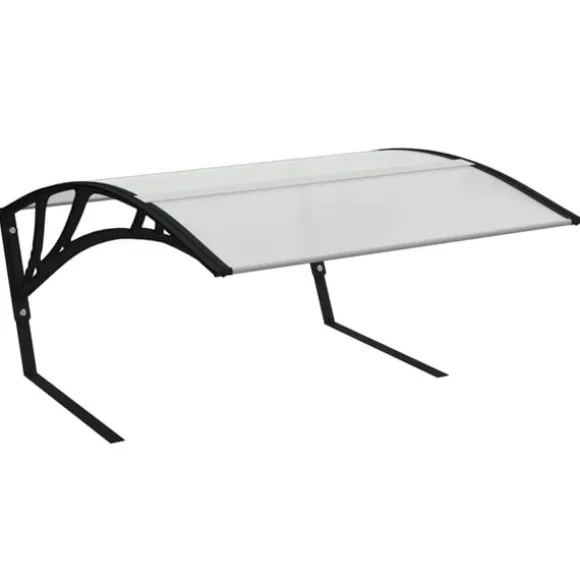 vidaXL garage til robotplæneklipper 80x101x46 cm sort