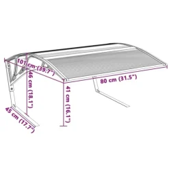 vidaXL garage til robotplæneklipper 80x101x46 cm sort