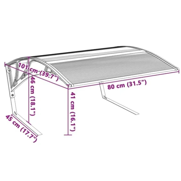 vidaXL garage til robotplæneklipper 80x101x46 cm sort