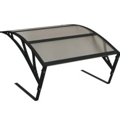 vidaXL garage til robotplæneklipper 80x101x46 cm sort
