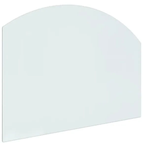 vidaXL glasplade til pejs 80x60 cm - Glas