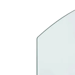 vidaXL glasplade til pejs 80x60 cm - Glas