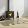 vidaXL glasplade til pejs 120x60 cm rektangulær - Glas