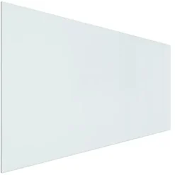 vidaXL glasplade til pejs 120x60 cm rektangulær - Glas