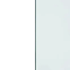 vidaXL glasplade til pejs 120x60 cm rektangulær - Glas