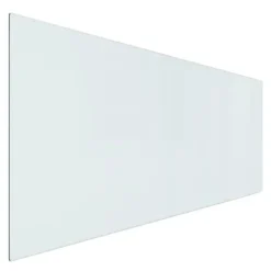 vidaXL glasplade til pejs 120x50 cm rektangulær - Glas