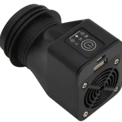 vidaXL grydekomfur m. USB-ventilator 35,5x26x28 cm rustfrit stål sølv - Ildsteder